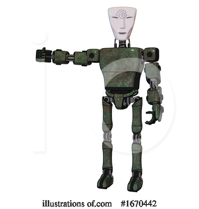 Royalty-Free (RF) Robot Clipart Illustration by Leo Blanchette - Stock Sample #1670442