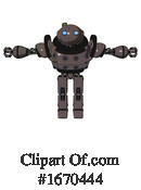 Robot Clipart #1670444 by Leo Blanchette