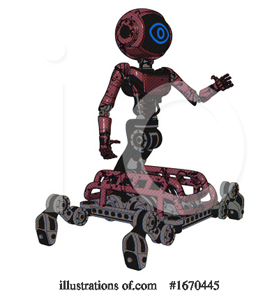 Royalty-Free (RF) Robot Clipart Illustration by Leo Blanchette - Stock Sample #1670445