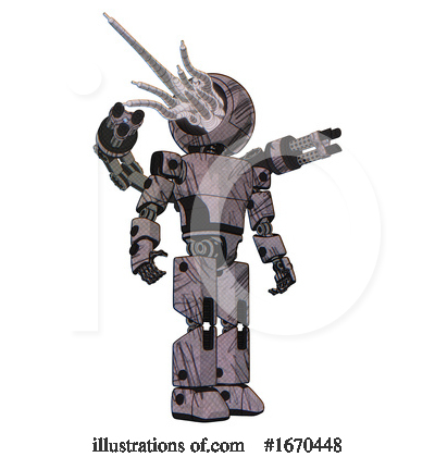 Royalty-Free (RF) Robot Clipart Illustration by Leo Blanchette - Stock Sample #1670448