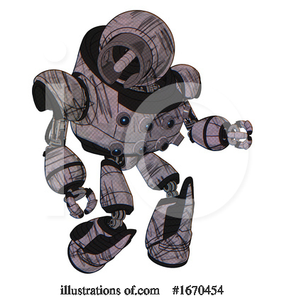 Royalty-Free (RF) Robot Clipart Illustration by Leo Blanchette - Stock Sample #1670454