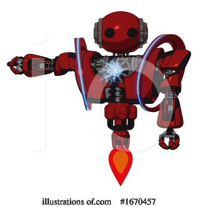 Royalty-Free (RF) Robot Clipart Illustration by Leo Blanchette - Stock Sample #1670457