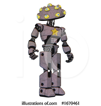 Royalty-Free (RF) Robot Clipart Illustration by Leo Blanchette - Stock Sample #1670461