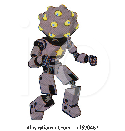 Royalty-Free (RF) Robot Clipart Illustration by Leo Blanchette - Stock Sample #1670462