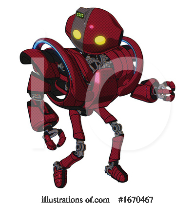 Royalty-Free (RF) Robot Clipart Illustration by Leo Blanchette - Stock Sample #1670467