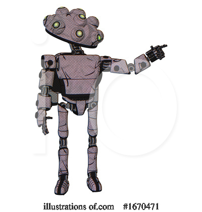 Royalty-Free (RF) Robot Clipart Illustration by Leo Blanchette - Stock Sample #1670471