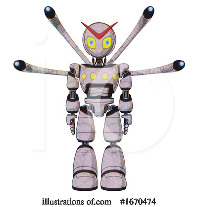 Royalty-Free (RF) Robot Clipart Illustration by Leo Blanchette - Stock Sample #1670474