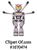 Robot Clipart #1670474 by Leo Blanchette