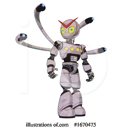 Royalty-Free (RF) Robot Clipart Illustration by Leo Blanchette - Stock Sample #1670475