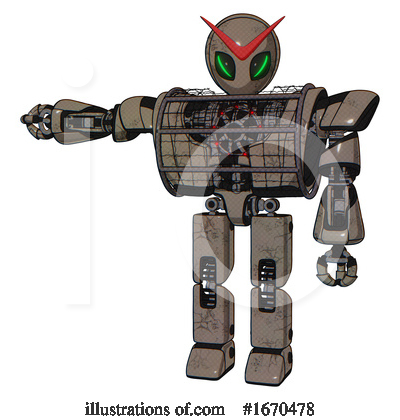 Royalty-Free (RF) Robot Clipart Illustration by Leo Blanchette - Stock Sample #1670478