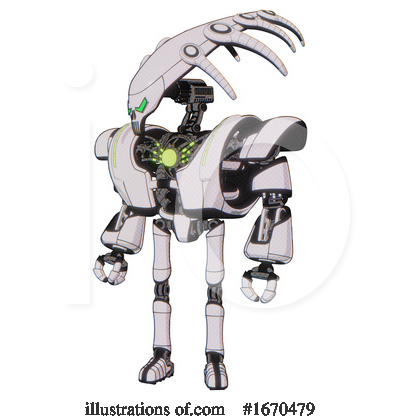 Royalty-Free (RF) Robot Clipart Illustration by Leo Blanchette - Stock Sample #1670479