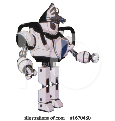 Royalty-Free (RF) Robot Clipart Illustration by Leo Blanchette - Stock Sample #1670480