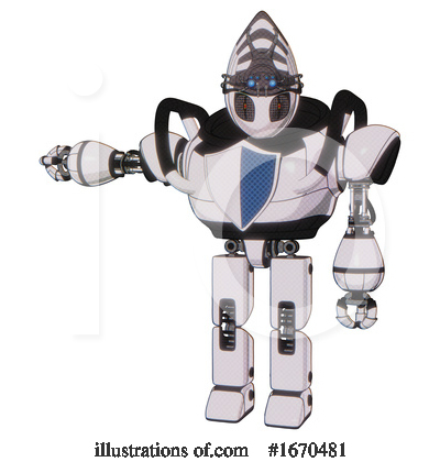 Royalty-Free (RF) Robot Clipart Illustration by Leo Blanchette - Stock Sample #1670481