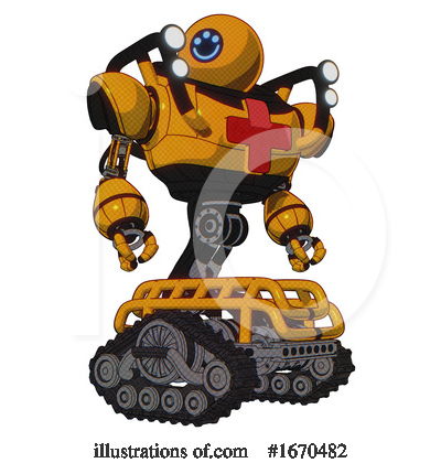Royalty-Free (RF) Robot Clipart Illustration by Leo Blanchette - Stock Sample #1670482