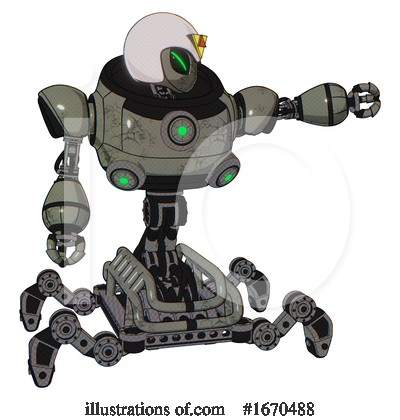 Royalty-Free (RF) Robot Clipart Illustration by Leo Blanchette - Stock Sample #1670488