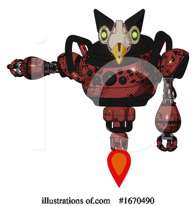 Royalty-Free (RF) Robot Clipart Illustration by Leo Blanchette - Stock Sample #1670490