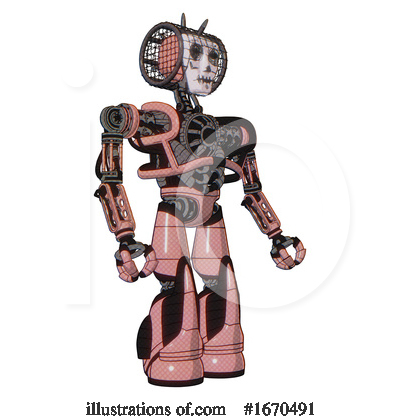 Royalty-Free (RF) Robot Clipart Illustration by Leo Blanchette - Stock Sample #1670491