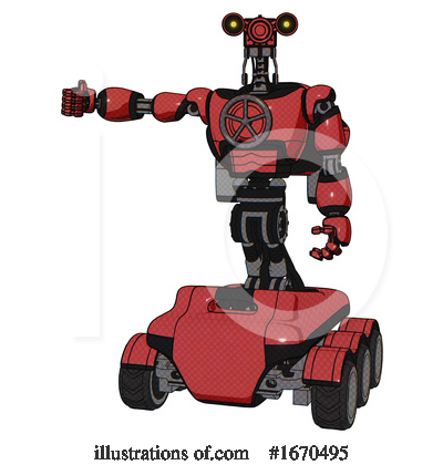 Royalty-Free (RF) Robot Clipart Illustration by Leo Blanchette - Stock Sample #1670495