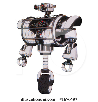 Royalty-Free (RF) Robot Clipart Illustration by Leo Blanchette - Stock Sample #1670497