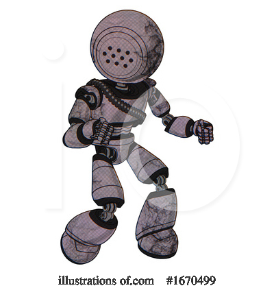 Royalty-Free (RF) Robot Clipart Illustration by Leo Blanchette - Stock Sample #1670499