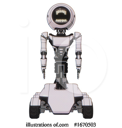 Royalty-Free (RF) Robot Clipart Illustration by Leo Blanchette - Stock Sample #1670503