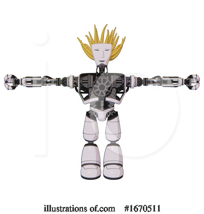 Royalty-Free (RF) Robot Clipart Illustration by Leo Blanchette - Stock Sample #1670511