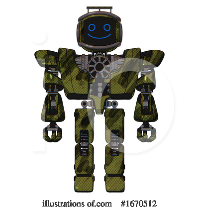 Royalty-Free (RF) Robot Clipart Illustration by Leo Blanchette - Stock Sample #1670512