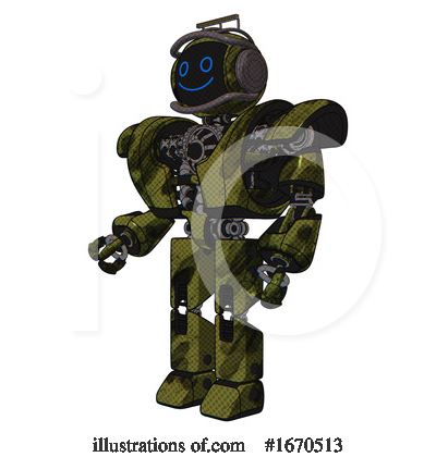 Royalty-Free (RF) Robot Clipart Illustration by Leo Blanchette - Stock Sample #1670513