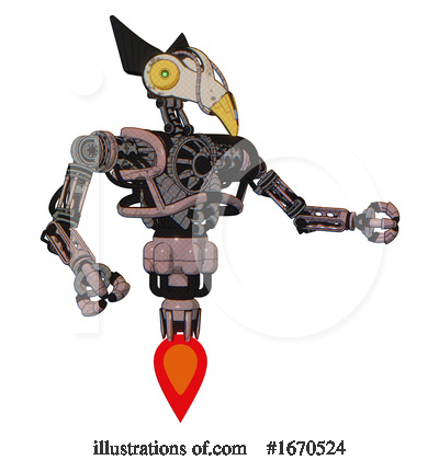 Royalty-Free (RF) Robot Clipart Illustration by Leo Blanchette - Stock Sample #1670524