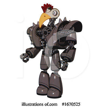 Royalty-Free (RF) Robot Clipart Illustration by Leo Blanchette - Stock Sample #1670525