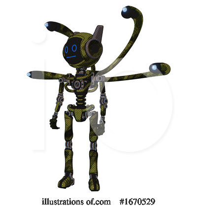 Royalty-Free (RF) Robot Clipart Illustration by Leo Blanchette - Stock Sample #1670529