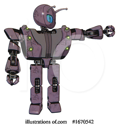 Royalty-Free (RF) Robot Clipart Illustration by Leo Blanchette - Stock Sample #1670542