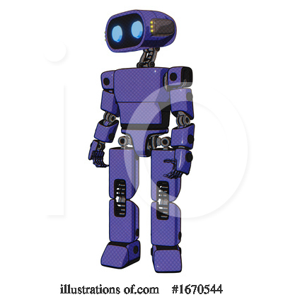 Royalty-Free (RF) Robot Clipart Illustration by Leo Blanchette - Stock Sample #1670544