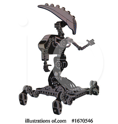 Royalty-Free (RF) Robot Clipart Illustration by Leo Blanchette - Stock Sample #1670546