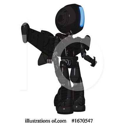 Royalty-Free (RF) Robot Clipart Illustration by Leo Blanchette - Stock Sample #1670547