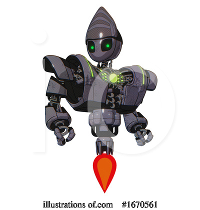 Royalty-Free (RF) Robot Clipart Illustration by Leo Blanchette - Stock Sample #1670561