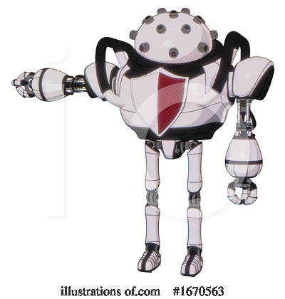 Royalty-Free (RF) Robot Clipart Illustration by Leo Blanchette - Stock Sample #1670563