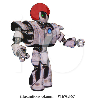 Royalty-Free (RF) Robot Clipart Illustration by Leo Blanchette - Stock Sample #1670567
