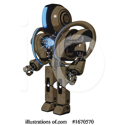 Royalty-Free (RF) Robot Clipart Illustration by Leo Blanchette - Stock Sample #1670570