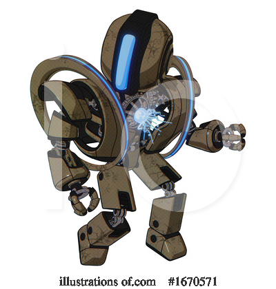 Royalty-Free (RF) Robot Clipart Illustration by Leo Blanchette - Stock Sample #1670571