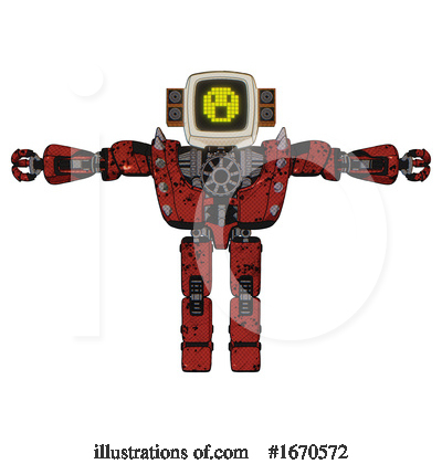 Royalty-Free (RF) Robot Clipart Illustration by Leo Blanchette - Stock Sample #1670572