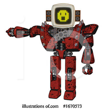 Royalty-Free (RF) Robot Clipart Illustration by Leo Blanchette - Stock Sample #1670573