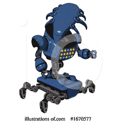 Royalty-Free (RF) Robot Clipart Illustration by Leo Blanchette - Stock Sample #1670577