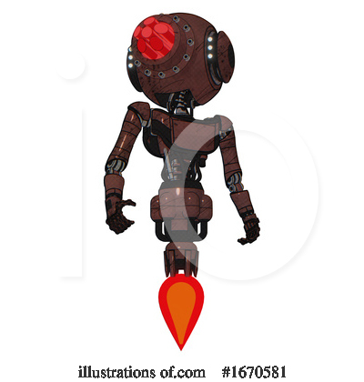 Royalty-Free (RF) Robot Clipart Illustration by Leo Blanchette - Stock Sample #1670581