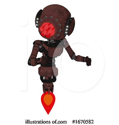 Royalty-Free (RF) Robot Clipart Illustration by Leo Blanchette - Stock Sample #1670582
