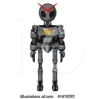 Royalty-Free (RF) Robot Clipart Illustration by Leo Blanchette - Stock Sample #1670592