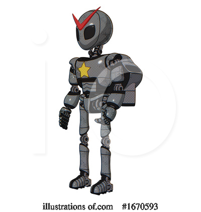 Royalty-Free (RF) Robot Clipart Illustration by Leo Blanchette - Stock Sample #1670593