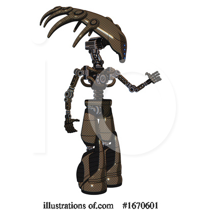 Royalty-Free (RF) Robot Clipart Illustration by Leo Blanchette - Stock Sample #1670601