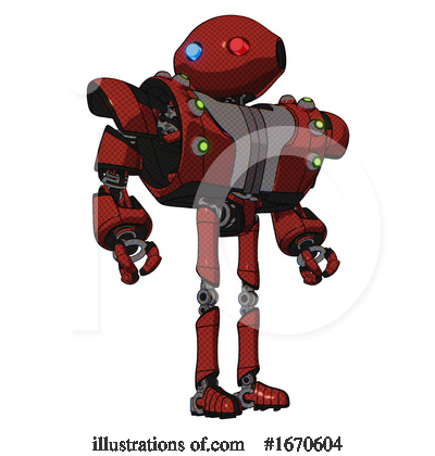 Royalty-Free (RF) Robot Clipart Illustration by Leo Blanchette - Stock Sample #1670604