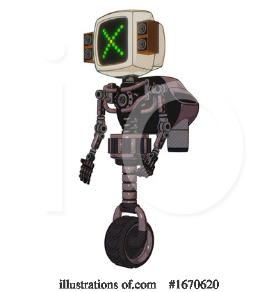 Royalty-Free (RF) Robot Clipart Illustration by Leo Blanchette - Stock Sample #1670620